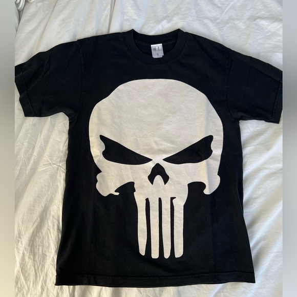 Warren Lotas x The Punisher Black T-Shirt Size Small - Picture 1 of 3